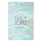 Mini Porte-bloc Jolie élégance moderne chick holographic (Dos)