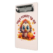 Mini Porte-bloc Jolie Turquie et feuillage d'automne (Angle2)