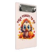 Mini Porte-bloc Jolie Turquie et feuillage d'automne (Incliné)