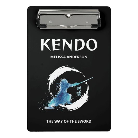 Mini Porte-bloc Journal de pratique de kendo aquarelle pour pratiq (Devant)