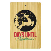 Mini Porte-bloc Jours jusqu'à Noël (Dos)