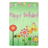 Mini Porte-bloc Joyeux anniversaire (Dos)