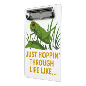 Mini Porte-bloc "Just Hoppin’ Funny Grasshopper Art" (Angle2)