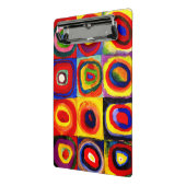 Mini Porte-bloc Kandinsky Farbstudie Quadrate Cercles Art (Angle2)