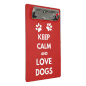 Mini Porte-bloc Keep calm and love dogs (Incliné)