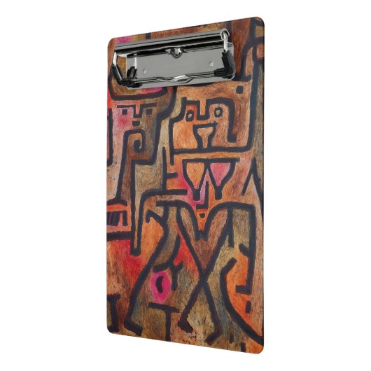 Mini Porte-bloc Klee Expressionniste Forêt Abstraite Art Moderne (Angle2)