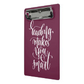 Mini Porte-bloc La lecture vous rend futés (Angle2)