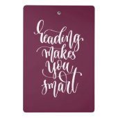 Mini Porte-bloc La lecture vous rend futés (Dos)