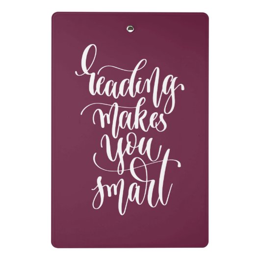 Mini Porte-bloc La lecture vous rend futés (Dos)