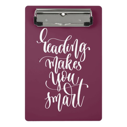 Mini Porte-bloc La lecture vous rend futés (Devant)