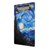 Mini Porte-bloc La nuit étoilée par Vincent Van Gogh (Angle2)