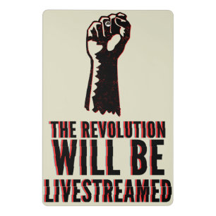 Mini Porte-bloc La révolution sera livestreamed