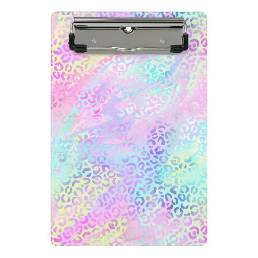 Mini Porte-bloc La série Iridescent Leopard Design 10 (Devant)