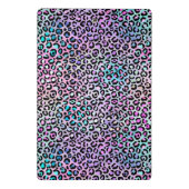Mini Porte-bloc La série Iridescent Leopard Design 12 (Dos)