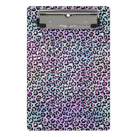 Mini Porte-bloc La série Iridescent Leopard Design 12 (Devant)