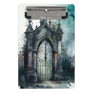 Mini Porte-bloc La série Porte de Cimetière Gothique Design 11