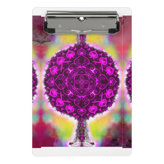 Mini Porte-bloc La vibration de la lumière (Devant)