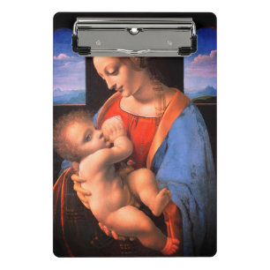 Mini Porte-bloc La Vierge Marie allaite Le Christ Enfant-324