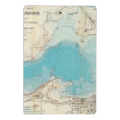 Mini Porte-bloc Lac hydrographique Mendota de carte (Dos)