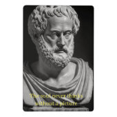 Mini Porte-bloc L'âme ne pense jamais sans image (Dos)