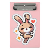 Mini Porte-bloc Lapin personnalisé (Devant)