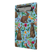 Mini Porte-bloc Lapins et fleur sauvage (Angle2)