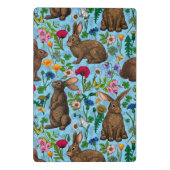 Mini Porte-bloc Lapins et fleur sauvage (Dos)