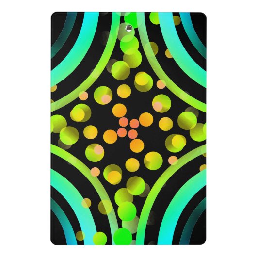 Mini Porte-bloc L'arc-en-ciel bouillonne vif lumineux de domaine (Dos)