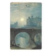 Mini Porte-bloc Le château William Turner Alnwick (Dos)