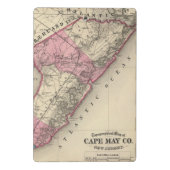 Mini Porte-bloc Le comté de Cape May, NJ (Dos)