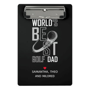 Mini Porte-bloc Le meilleur papa de golf du monde Cadeau papa no