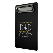 Mini Porte-bloc Le meilleur papa de la Galaxie (Angle2)