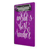 Mini Porte-bloc Le meilleur professeur du monde (Angle2)