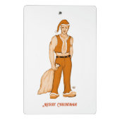 Mini Porte-bloc Le nouveau Père Noël - Joyeux Noël ! (Dos)