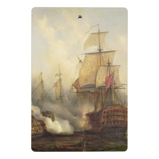 Mini Porte-bloc Le Redoutable chez Trafalgar, le 21 octobre 1805 (Dos)