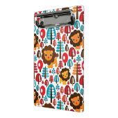 Mini Porte-bloc le rétro lion mignon badine l'illustration (Angle2)