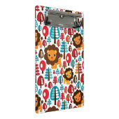 Mini Porte-bloc le rétro lion mignon badine l'illustration (Incliné)