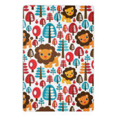 Mini Porte-bloc le rétro lion mignon badine l'illustration (Dos)