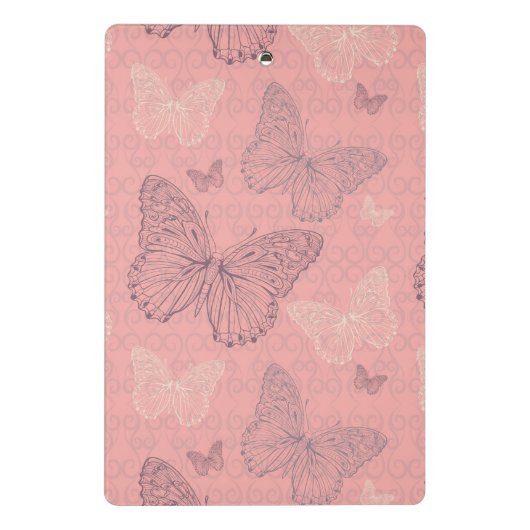 Mini Porte-bloc Le rose de papillon (Dos)