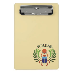 Mini Porte-bloc Le scarabée égyptien. Classique antique égyptienne