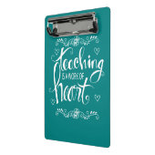 Mini Porte-bloc L'enseignement est un travail d'expression (Angle2)