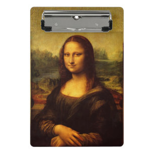 Mini Porte-bloc Leonardo Da Vinci Mona Lisa Peinture d'Art