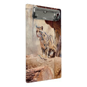 Mini Porte-bloc léopard nébuleux image nature faune exotique (Incliné)