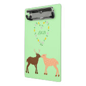 Mini Porte-bloc Les Deux et Daisy Heart Custom (Angle2)