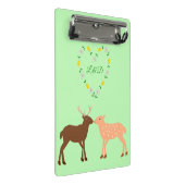 Mini Porte-bloc Les Deux et Daisy Heart Custom (Incliné)