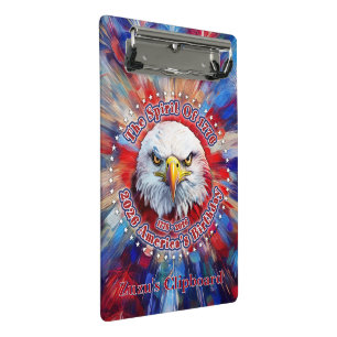 Mini Porte-bloc L'Esprit De 1776, 2026 L'Aigle Rouge De Feu D'Amér