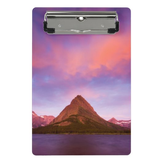 Mini Porte-bloc Lever de soleil au glacier (Devant)