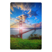 Mini Porte-bloc Lever de soleil de Golden Gate (Dos)