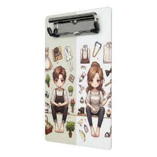 Mini Porte-bloc L'homme, la femme ver.1 Mini Porte - bloc