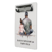 Mini Porte-bloc Lien père et fille noir (4) (Angle2)